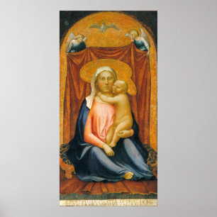 Madona da Humildade - Poster de Arte Bela Masaccio
