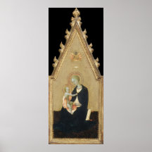 Madona da Humildade - Poster de Belas Artes Sasset