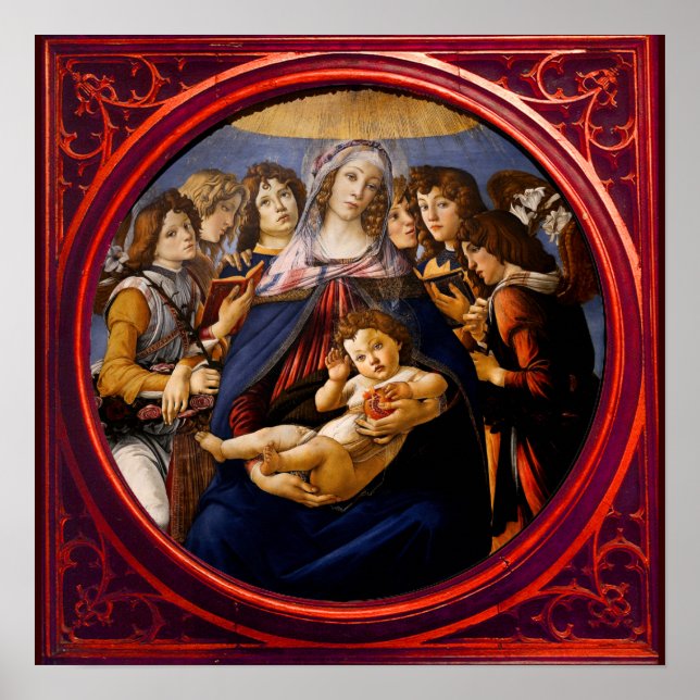 Madona do Poster Pomegranato (Frente)