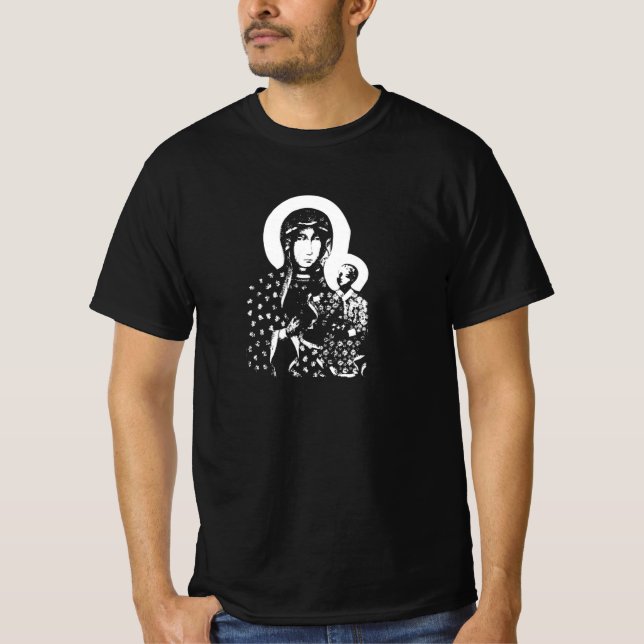 Madona Negra de Czestochowa T-Shirt (Frente)