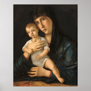 Madonna & Child - Giovanni Bellini - Poster de Bel