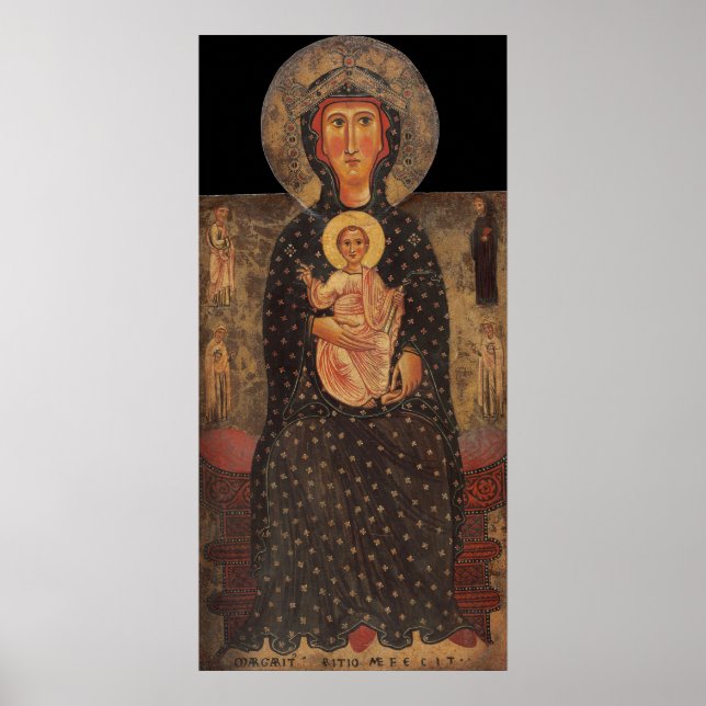 Madonna & Child - Poster de Belas Artes M. d'Arezz (Frente)