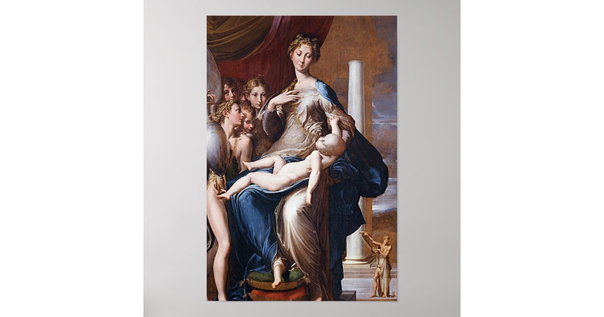 Parmigianino Madonna Z Długą Szyją Madonna com o Pescoço Longo, Parmigianino - Poster | Zazzle Portugal
