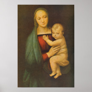 Madonna do Grão-Duque por Raphael - Poster