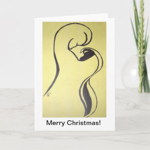 Madonna e cartão de Natal da criança