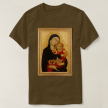 Madonna e Child e Cat T-Shirt