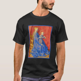 Madonna e Criança Enturonados Jean Fouquet T-Shirt