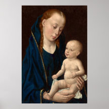 Madonna e Criança - Poster de Belas Artes