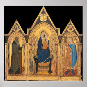 Madonna e Criança - Puccio Simone Fine Art Poster