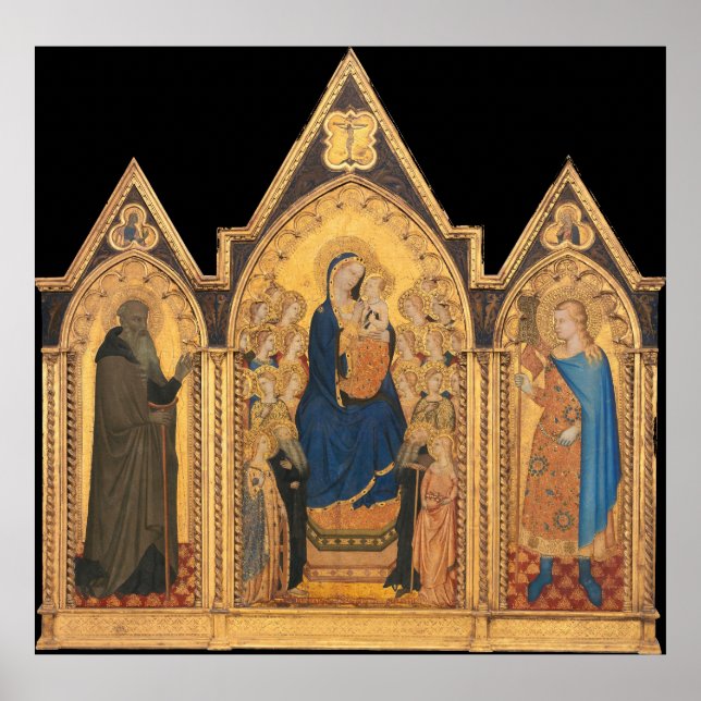 Madonna e Criança - Puccio Simone Fine Art Poster (Frente)