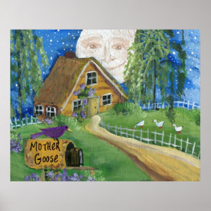 Madre Goose Childrens Poster