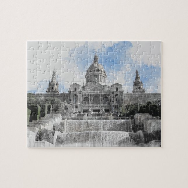 Madrid, Espanha do Cênico da Quebra-cabeça de Jigs (Horizontal)