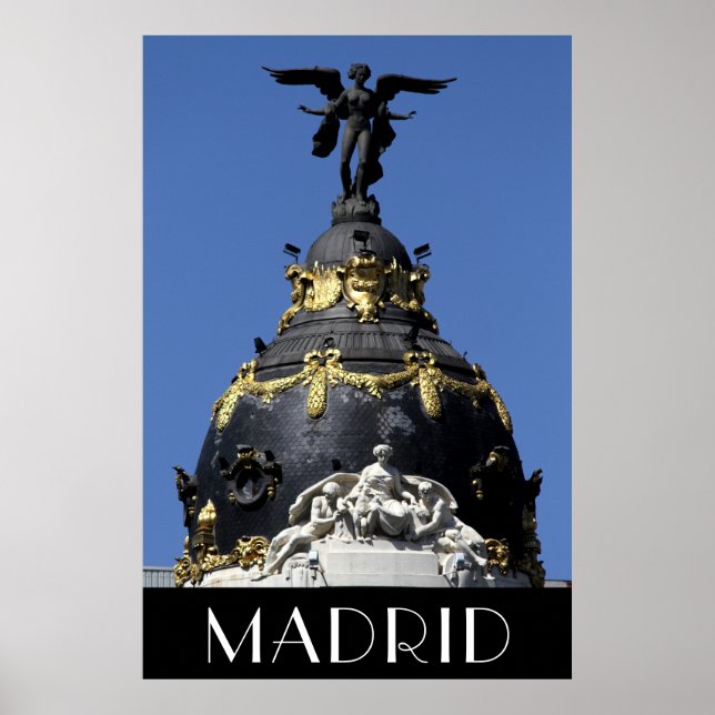 Madrid Metropolis Gran Via Poster (Frente)