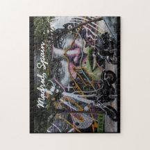 Madrid, quebra-cabeça de serra de vaivém da