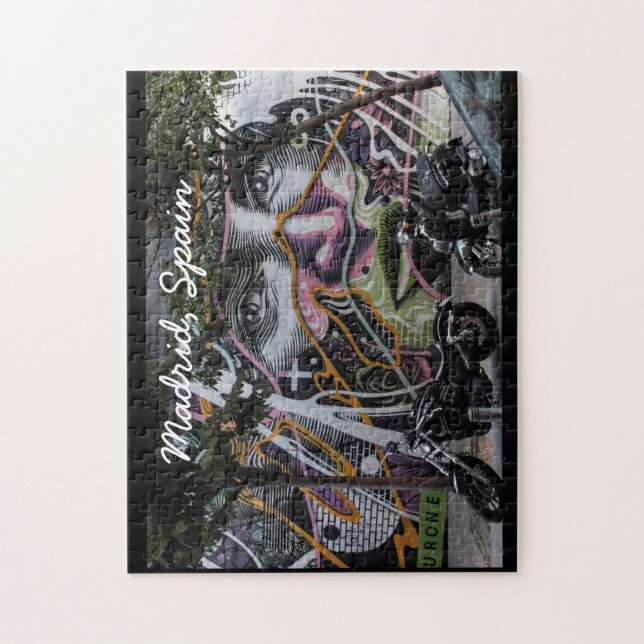 Madrid, quebra-cabeça de serra de vaivém da (Vertical)