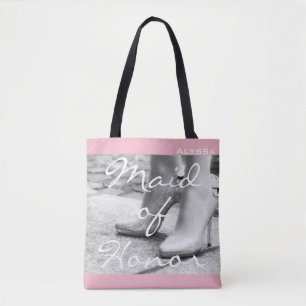 Madrinha de casamento Bridesmaid Alto Heels Tote B