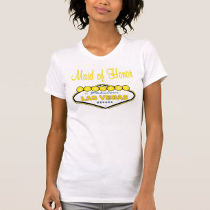 Madrinha de casamento T-Shirt de Las Vegas