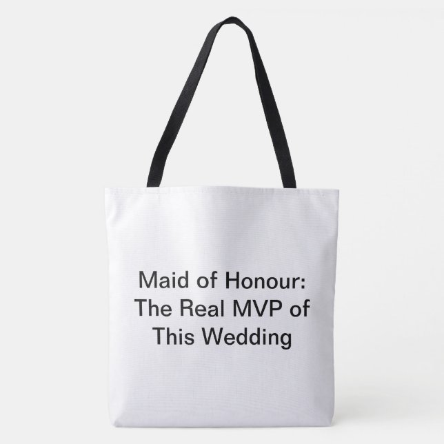 Madrinha de casamento - Tote Bag (Frente)