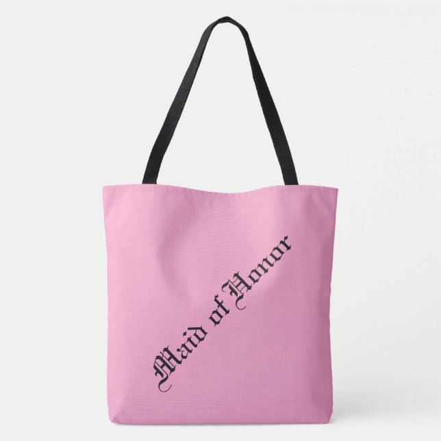 Madrinha de casamento Tote Bag (Verso)