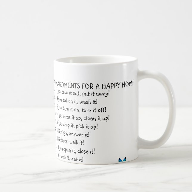 MÃE 10 COMANDOS 15 oz. Caneca (Direita)