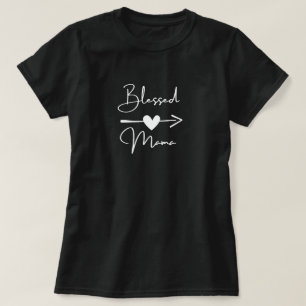 Mãe abençoada com T-Shirt Dia de as mães