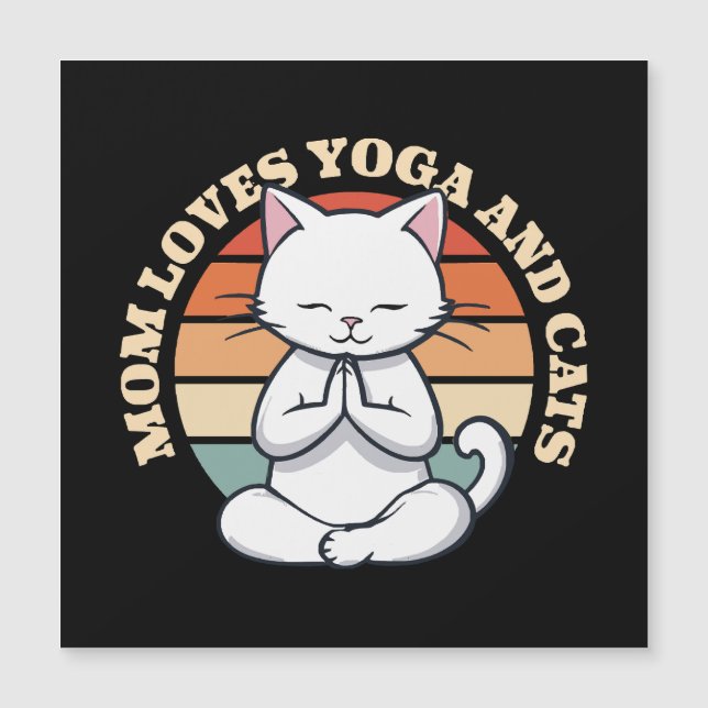 Mãe Ama Gatos e Yoga (Frente)
