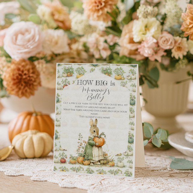 Mãe Bunny e Chá de fraldas de abóbora Jogo de Adiv (Criador carregado)