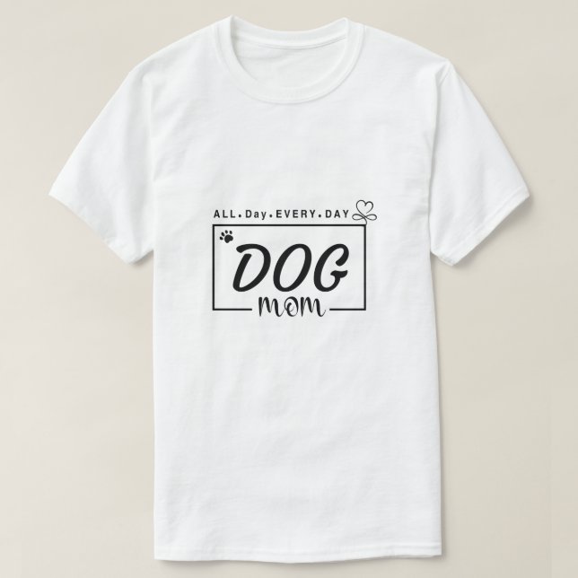 Mãe Cachorro, Camisa de Mãe, Mamãe Cachorro, Camis (Frente do Design)