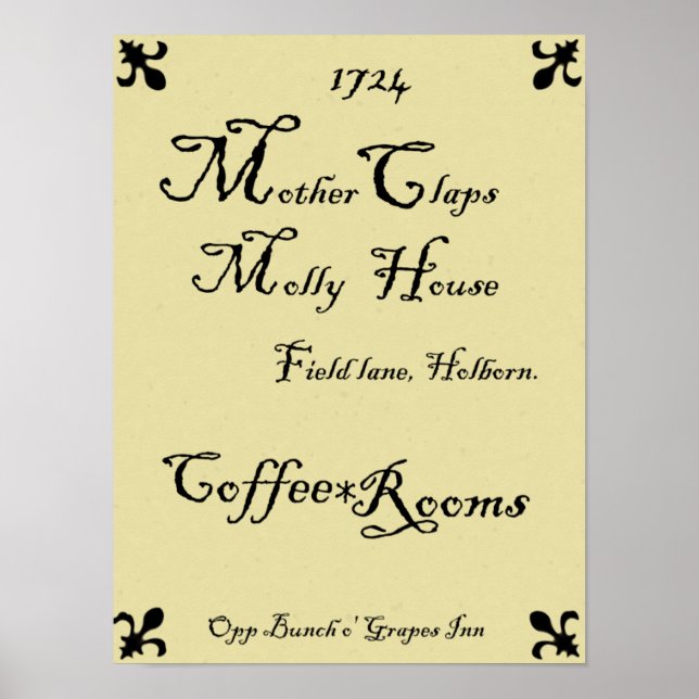 Mãe Claps Molly House Poster (Frente)