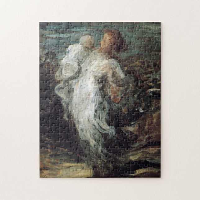 "Mãe com Criança" arte quebra-cabeça (Vertical)