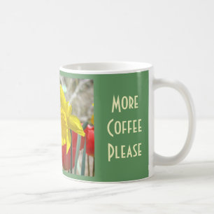Mãe com dois filhos Canecas Mais Café Por Favor Na