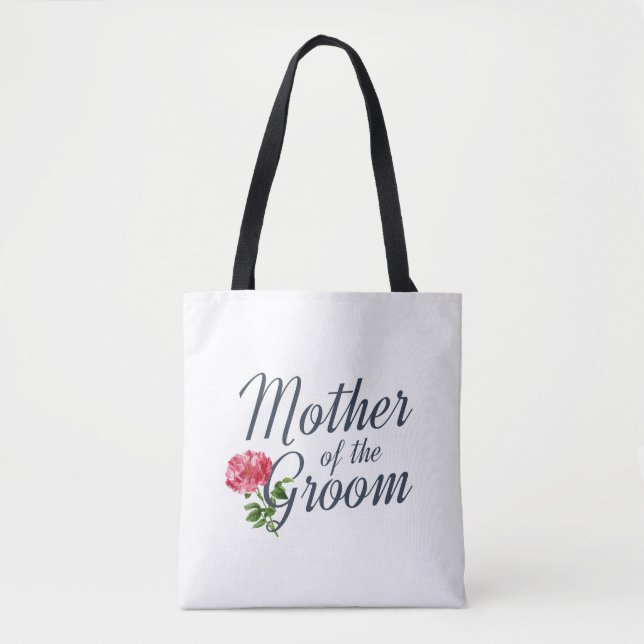 Mãe da Caligrafia do Casamento do Groom | Tote Bag (Frente)
