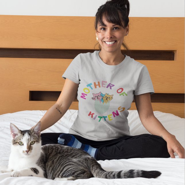 Mãe da camisa Kittens presente de amantes de gatos (Criador carregado)