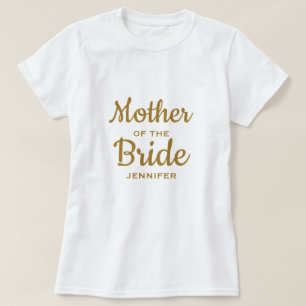 Mãe da Camisa Personalizada da Noiva