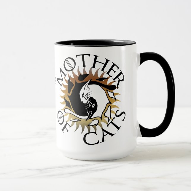 Mãe da caneca de café dos gatos (Direita)