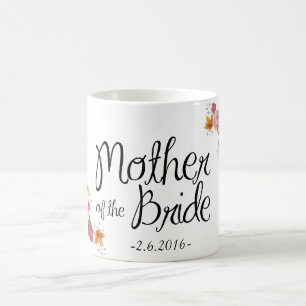 Mãe da caneca de café ornamentado da noiva
