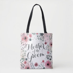 Mãe da Groom Watercolor Bolsa Tote