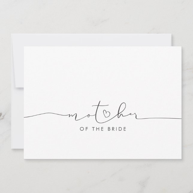 Mãe da Mensagem da Noiva de Casamento (Frente)