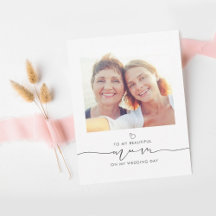 Mãe da Mensagem da Noiva de Casamento Foto