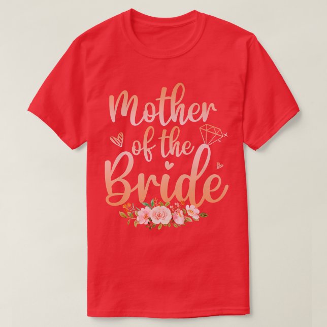 Mãe Da Noiva Camisa Engraçada De Chuveiro De Casam (Frente do Design)