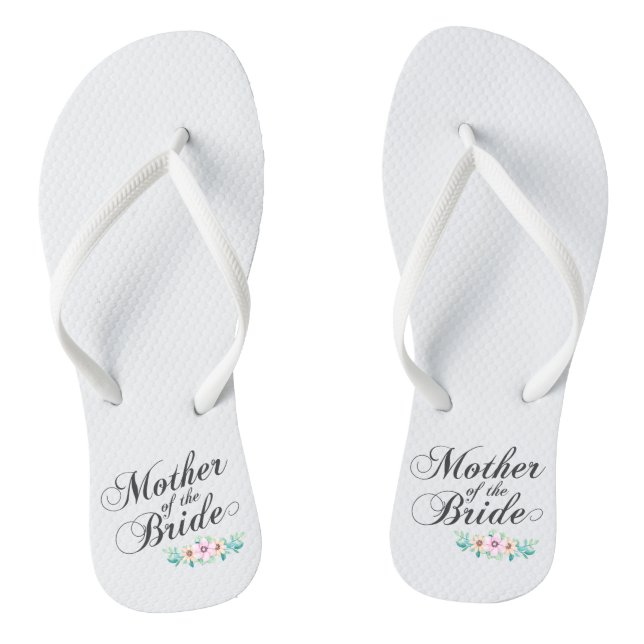 Mãe da noiva que Wedding chinelos de | (Pé da cama)