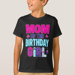 Mãe Da Rapariga De Aniversário Camisa Que Correspo