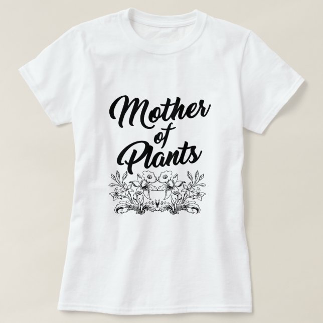 MÃE DAS PLANTAS DE T-Shirt (Frente do Design)