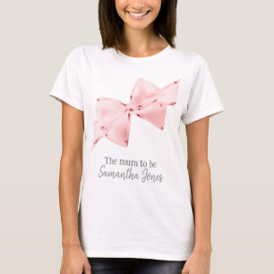 Mãe De Arco De Coquete Rosa A Ser T-Shirt