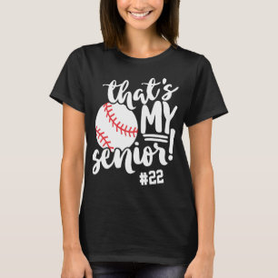 Mãe de Beisebol Esse é o Número da Camisa do Meu V