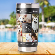 Mãe de Cachorro Filho Favorito 4 Foto Corações Doo