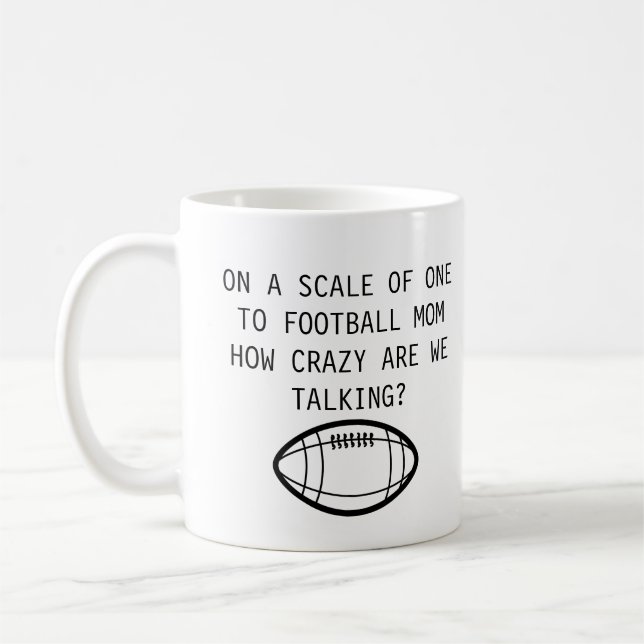 Mãe de futebol | Caneca Engraçada (Esquerda)
