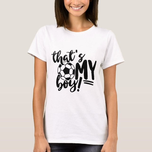 Mãe de futebol É a minha camiseta (Frente)