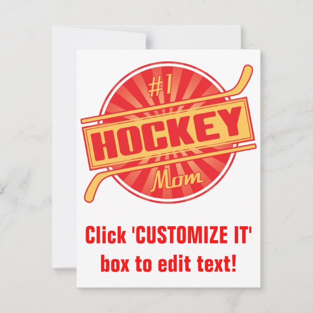 Mãe de Hóquei nº 1 (Frente)