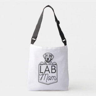 "Mãe de laboratório" Bolsa de Corpo Cruzado Peek-a